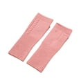 thumbnail image 1 of Jalioing Women's Winter Knit Arm Warmer Soft Warm Thumb Hole Long Fingerless Gloves Solid Color Glove Mittens, 1 of 3