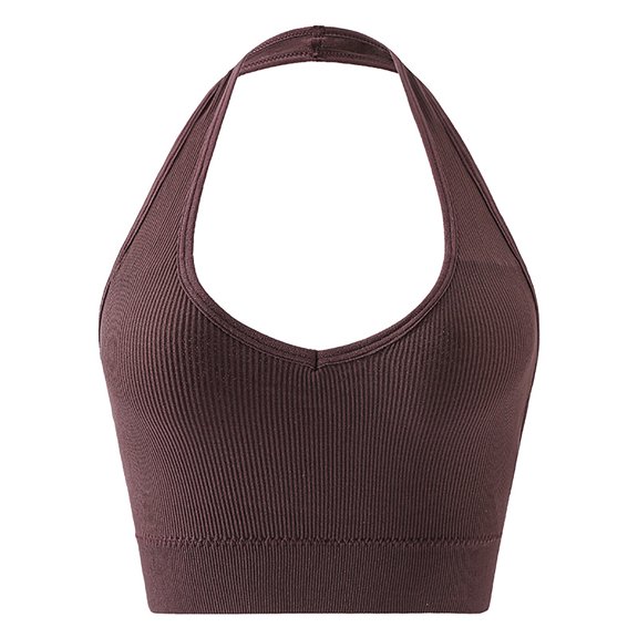 Jalioing Womens Padded Sport Bra High Impact Supportive Push Up Sport Bras Comfortable Wireless Workout Yoga Bra