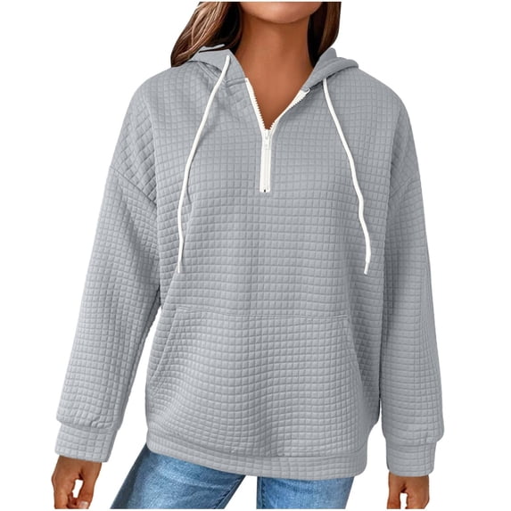Jalioing Womens Plus Size Hoodies Long Sleeve Raglan Shirt Hooded Sweatshirt Oversized Pullover Tops S-5XL (4X-Large, Gray)