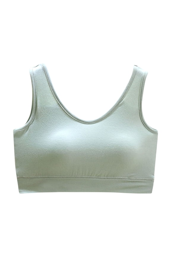 Womens Seamless Pull Up Bra Supportive Wireless No Show Bralettes Breathable Full Coverage T Shirt Bra