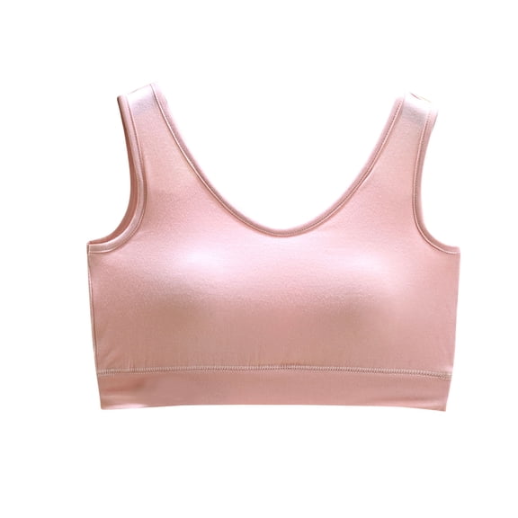 Jalioing Womens Seamless Pull Up Bra Supportive Wireless No Show Bralettes Breathable Full Coverage T Shirt Bra