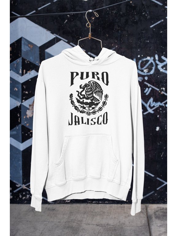 Jalisco Hoodie Sweatshirt For Christmas Gift from Son Aguila Mexican Eagle Hispanic Boyfriend Hecho en Mexico Flag Latino Fathers Puro Cholo