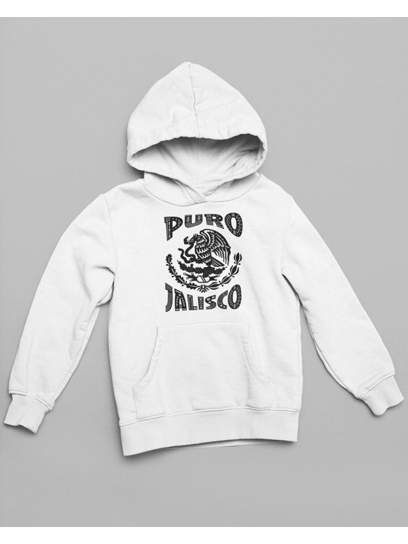 Jalisco Hoodie Sweatshirt For Christmas Gift from Son Aguila Mexican Eagle Hispanic Boyfriend Hecho en Mexico Flag Latino Fathers Puro Cholo