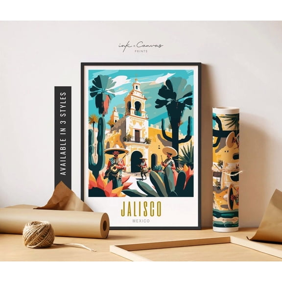 Jalisco Mexico Mariachi Travel Wall Decor