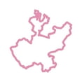 thumbnail image 1 of Jalisco State Shaped Sticker Decal Die Cut - Self Adhesive Vinyl - Weatherproof - Made in USA - Many Color and Sizes - outlined ja jal mexico free and sovereign state of, 1 of 6