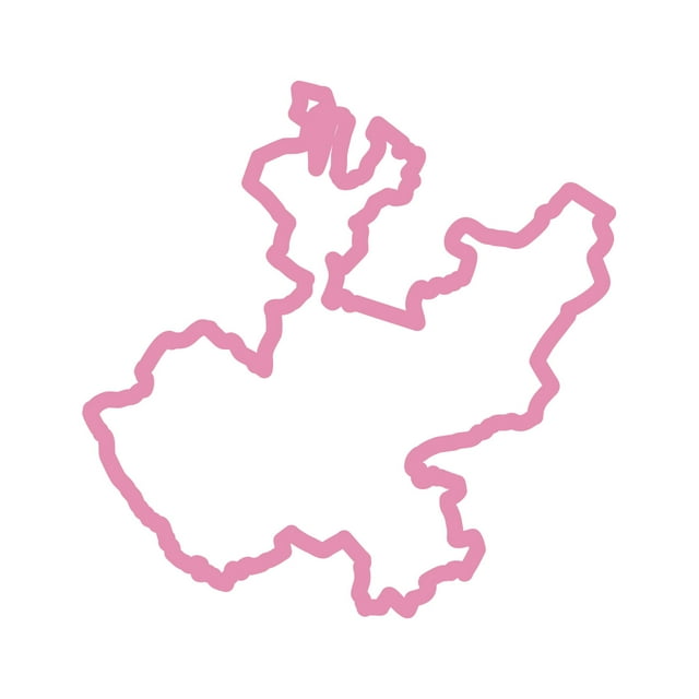 Jalisco State Shaped Sticker Decal Die Cut - Self Adhesive Vinyl - Weatherproof - Made in USA - Many Color and Sizes - outlined ja jal mexico free and sovereign state of