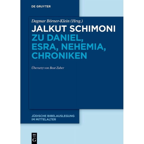 Jalkut Schimoni Zu Daniel, Esra, Nehemia, Chroniken, (Hardcover)