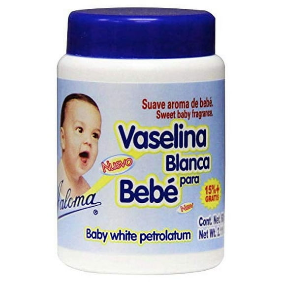 Jaloma Baby White Petrolatum Vaselina Blanca for Babies, 2.11 oz