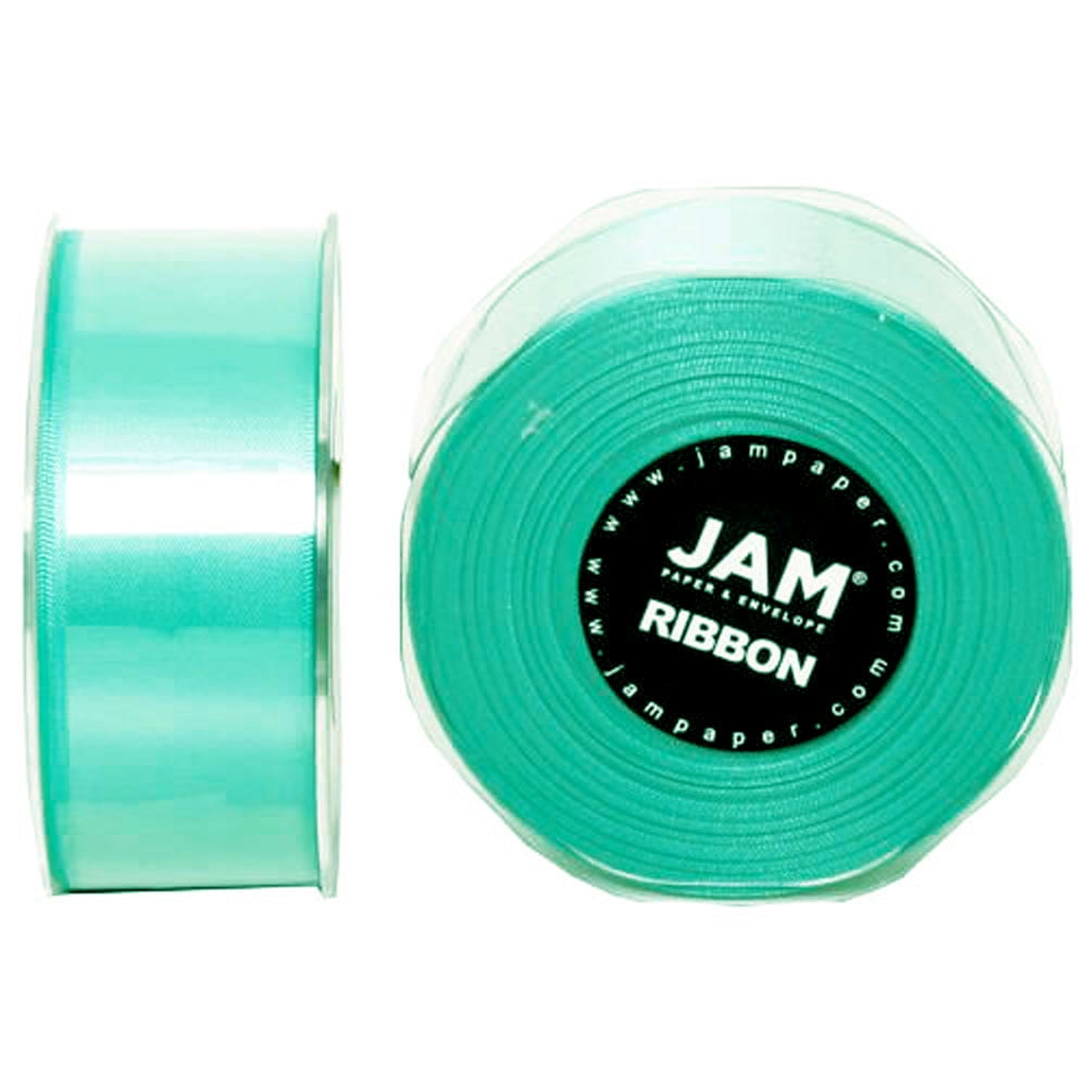 Jam Paper Double Faced Satin Ribbon 3/8 Inch Wide X 25 Yards Lime Green  803saligr25 : Target