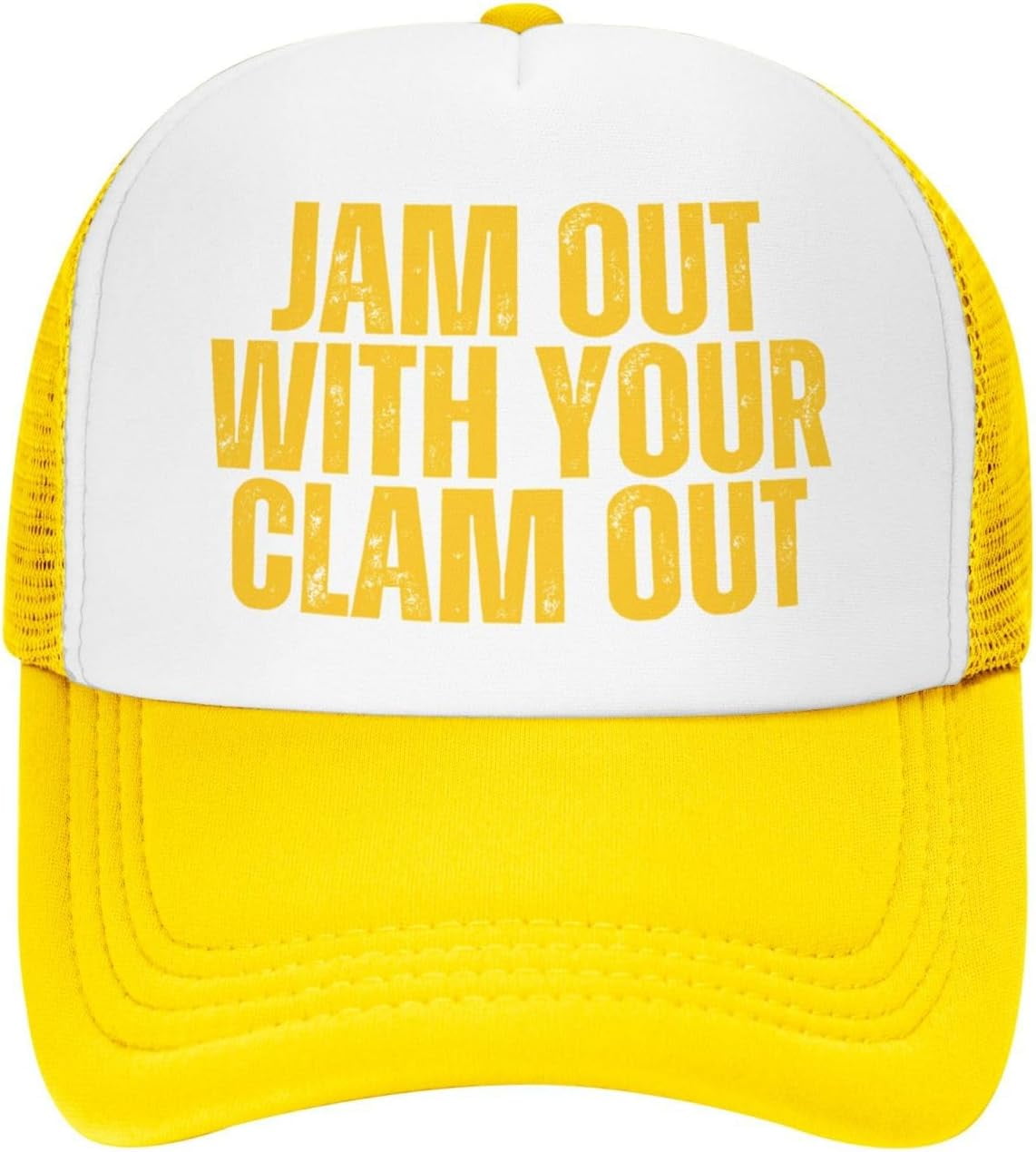 Jam Out with Your Clam Out Mesh Hat Gag Gifts Drinking Joke Baseball