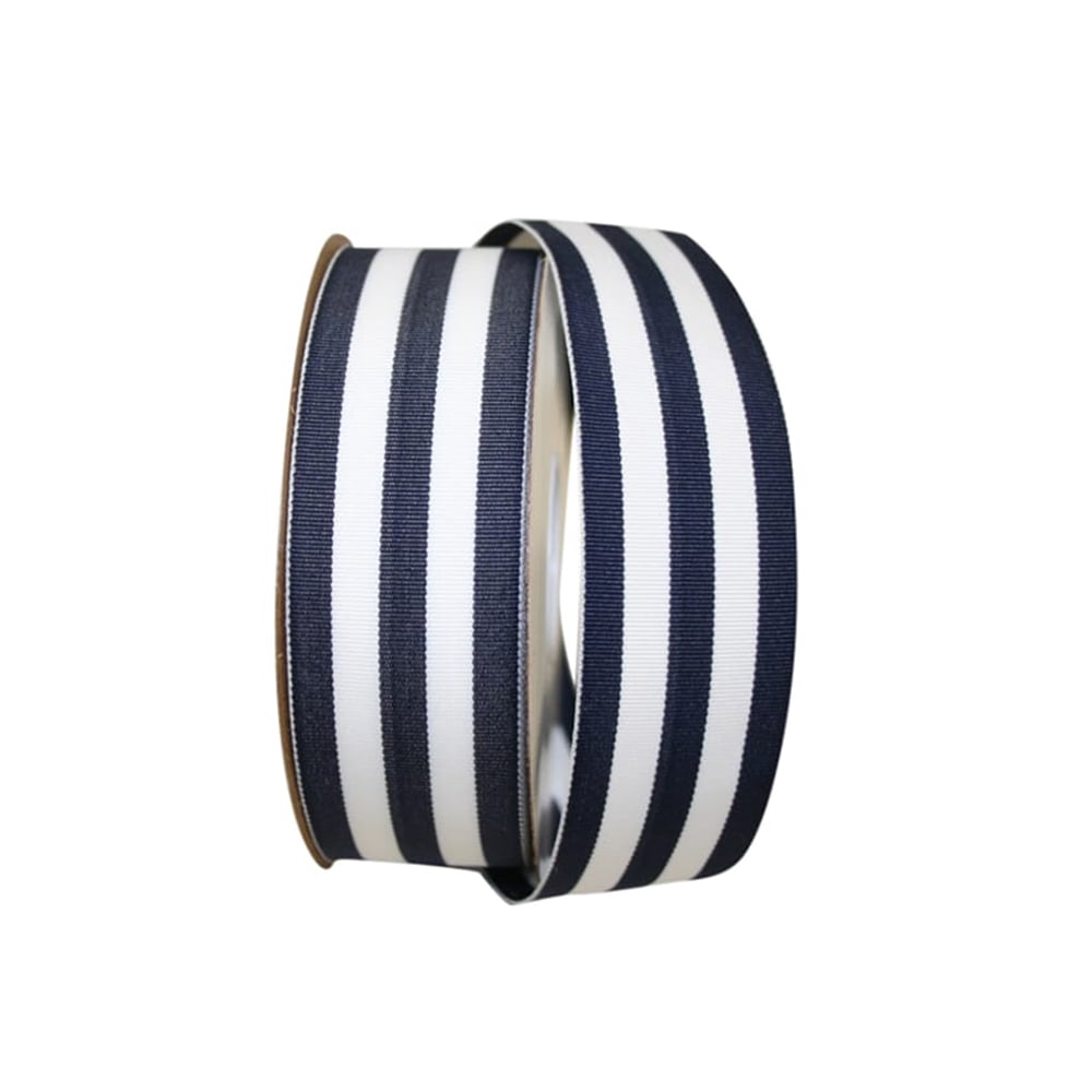 Jam Paper All Occasion Multi-Color Polyester Grosgrain Stripes Ribbon, 900" X 1.5"