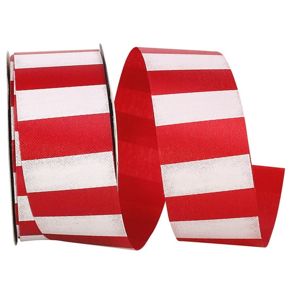 Jam Paper All Occasion Multi-Color Polyester Stripes Ribbon, 900" X 1.37"