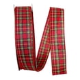 thumbnail image 1 of Jam Paper Christmas Multi-Color Polyester Plaid Ribbon, 50Yd X 1.5In, 1/Pack, 1 of 4