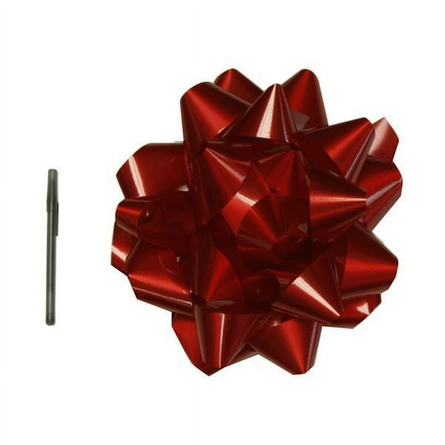 Jam Paper® Gift Bows Giant 13" Diameter Red 6/Pack