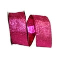 thumbnail image 1 of Jam Paper Glitter Christmas Fuchsia Nylon Ribbon, 25Yd X 2.5In, 1/Pack, 1 of 5