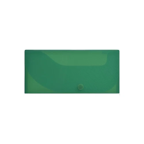 Jam Paper Plastic Pencil Case Snap Button Pencil Case Box Dark Green 166532741