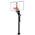 thumbnail image 1 of Jam Select-BP Steel-Acrylic In Ground Adjustable Basketball System, Maroon, 1 of 1