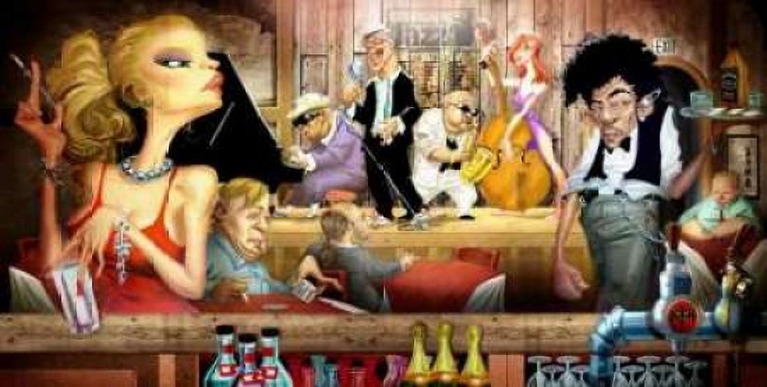 Jam Session Canvas Art - A - Perez Alvez (10 x 20)