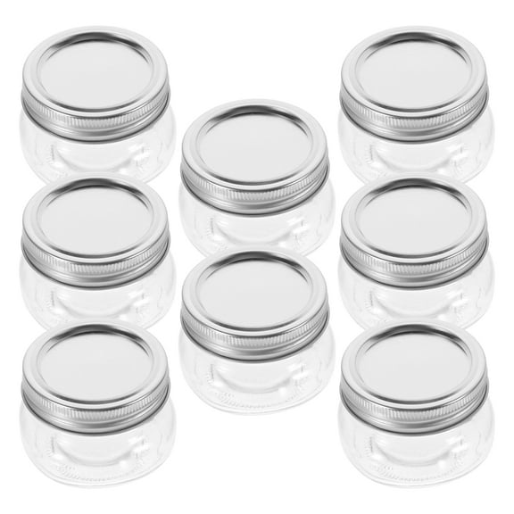 Jam Storage Jar Mini Milk Bottle Jars Glass with Lid Tiny Small Lids Honey Pot Sealing Cap