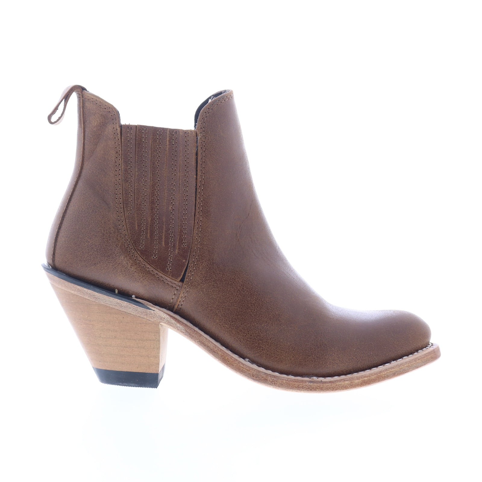 Bottes Western Jama Old West Pour Femme - Cuir Noir, Bout