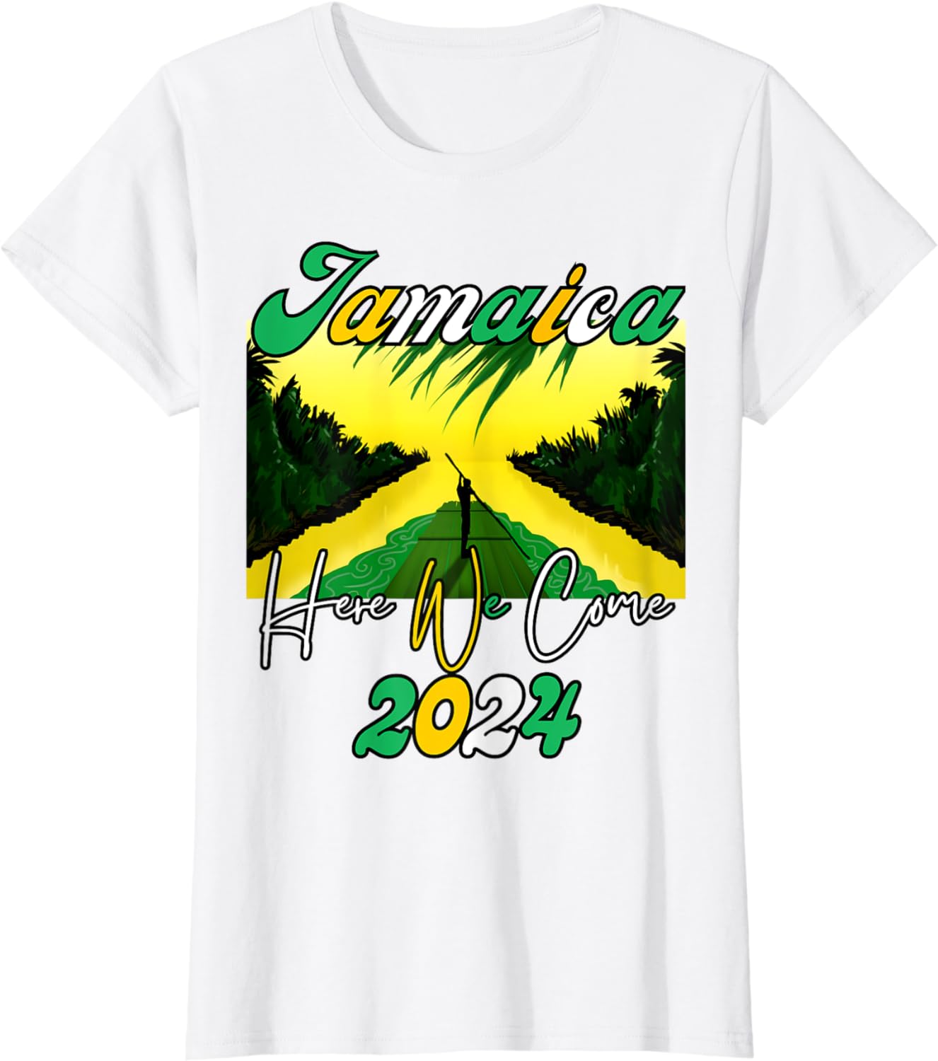 Jamaica 2024 Here We Come Matching Family Vacation Trip T-Shirt