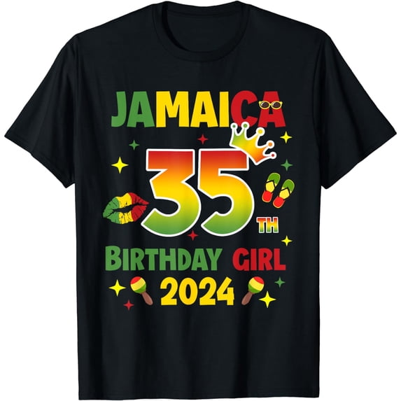 Jamaica 35th Birthday Trip Family Reunion 2024 Matching T-Shirt