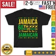 Jamaica 60th Independence Proud To Be Jamaican Freedom 1962 T Shirt Men