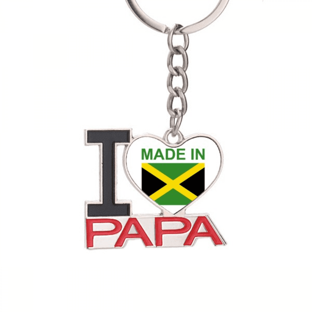 BUNFIREs 3pcs Jamaica Flag Key Chain Keychain Key Fob Keyfob Jamaican Flags