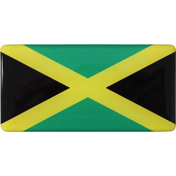Jamaica Domed Sticker