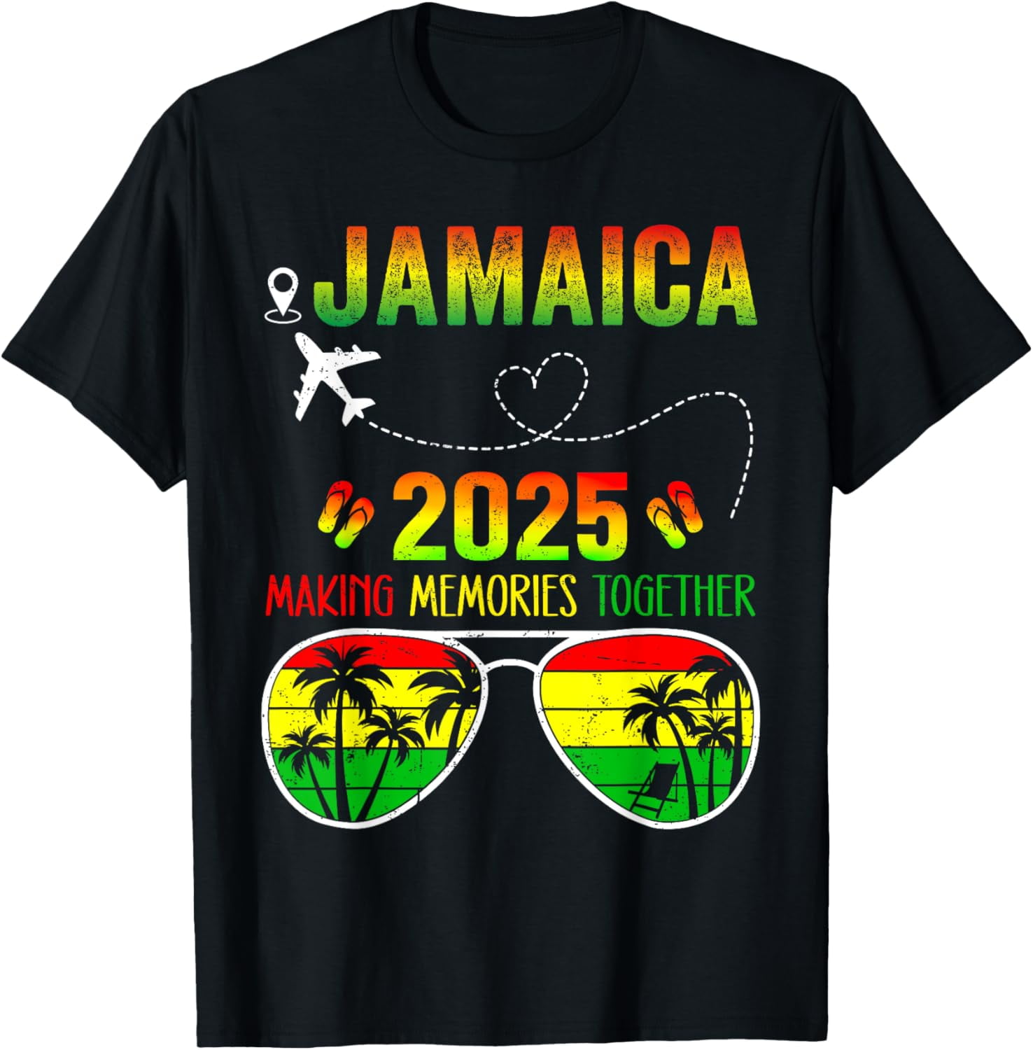 Jamaica Family Reunion 2025 Making Memories Vacation Summer TShirt