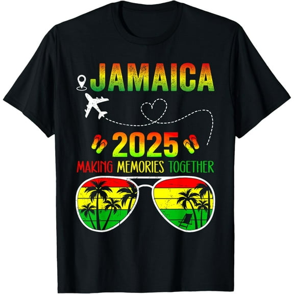 Jamaica Family Reunion 2025 Making Memories Vacation Summer T-Shirt