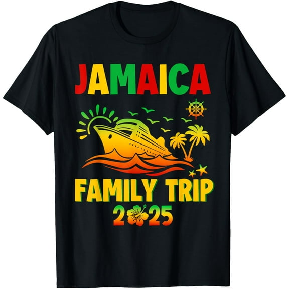 Jamaica Family Trip 2025 Caribbean Beach Vacation Cruise T-Shirt