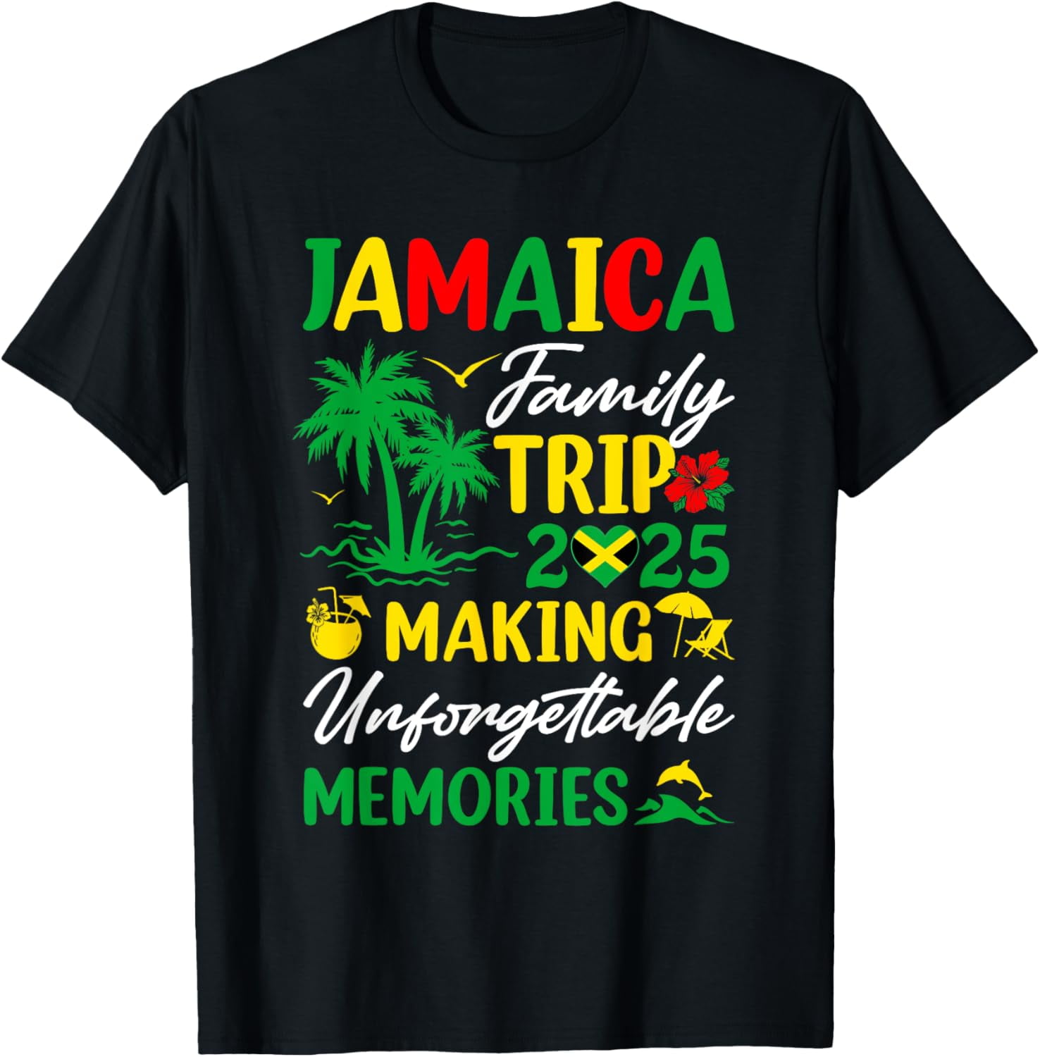 Jamaica Family Trip 2025 Making Memories Jamaica Vacation TShirt
