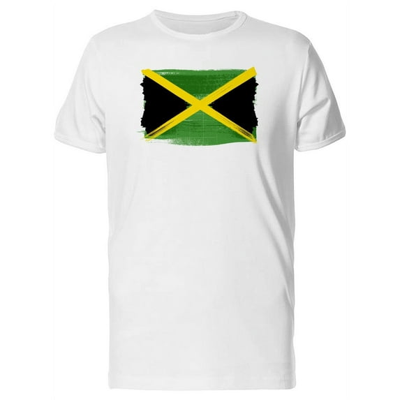 Jamaica Flag Paintbrush Tee Men's -Image by Shutterstock
