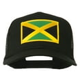 thumbnail image 1 of Jamaica Flag Patched Mesh Cap - Black OSFM, 1 of 5