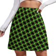 thumbnail image 1 of Jamaica Flag Skirt Spring Black Yellow Green Stripes Streetwear Casual A-line Skirts Mini Skirt Women Design Oversized Clothes, 1 of 3