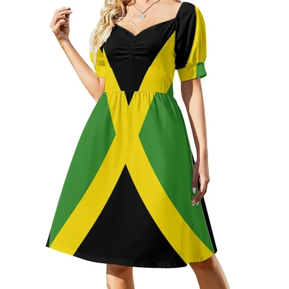 Jamaica Flag Sleeveless Dress Clothing female elegant party dresses for women 2025 loose summer dress Dress