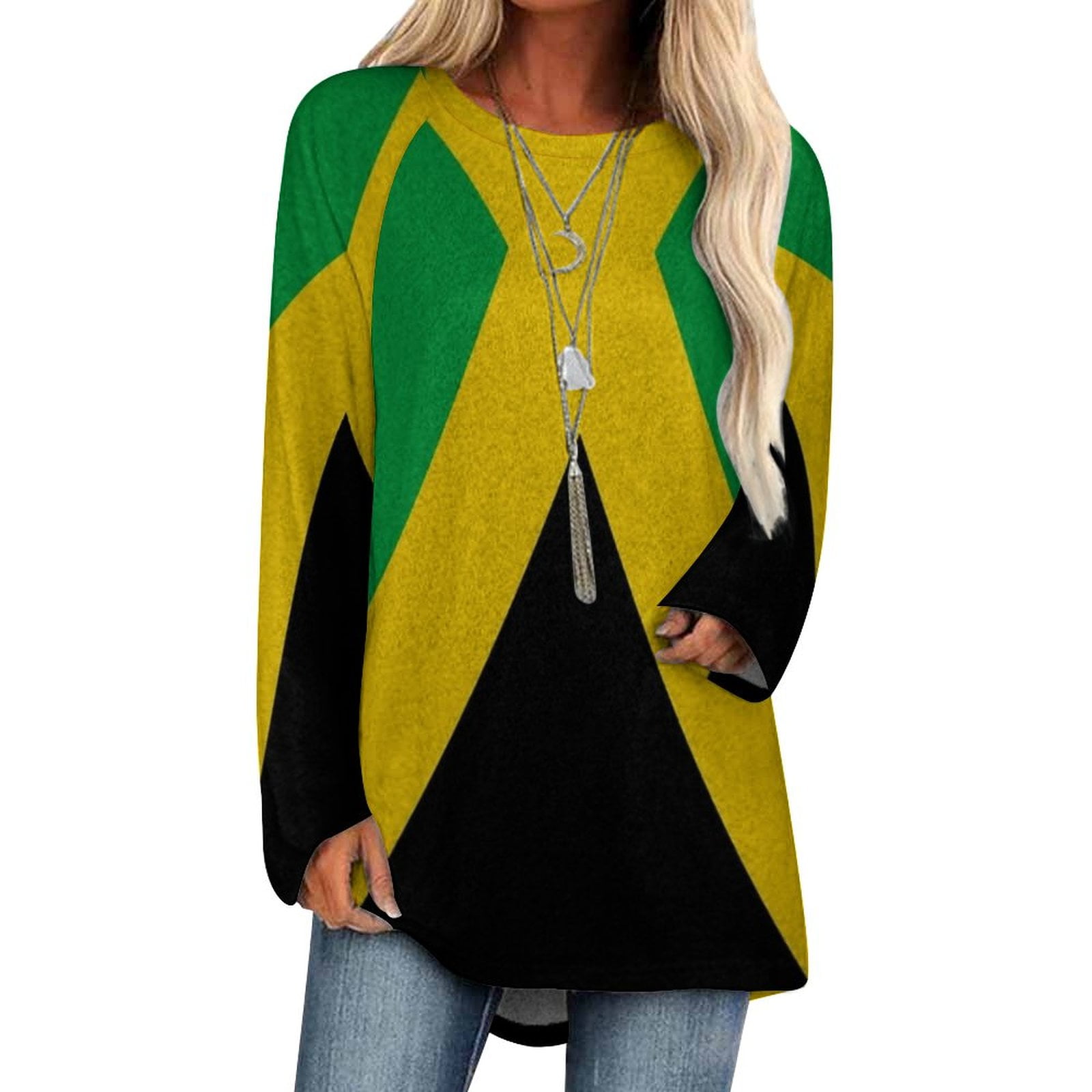 Jamaica Flag Stickers Gifts And Other Products Hooded Sweatshirt Men