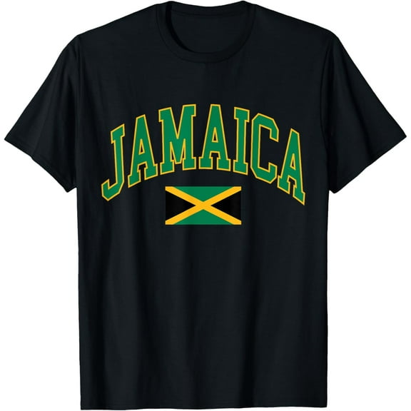 Jamaica Flag T-ShirtJamaica Designs.Women Man Tee100% cotton