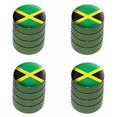 thumbnail image 1 of Jamaica Flag Tire Rim Wheel Aluminum Valve Stem Caps, Multiple Colors, 1 of 1