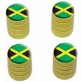 thumbnail image 1 of Jamaica Flag Tire Rim Wheel Aluminum Valve Stem Caps, Multiple Colors, 1 of 1