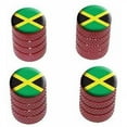 thumbnail image 1 of Jamaica Flag Tire Rim Wheel Aluminum Valve Stem Caps, Multiple Colors, 1 of 1