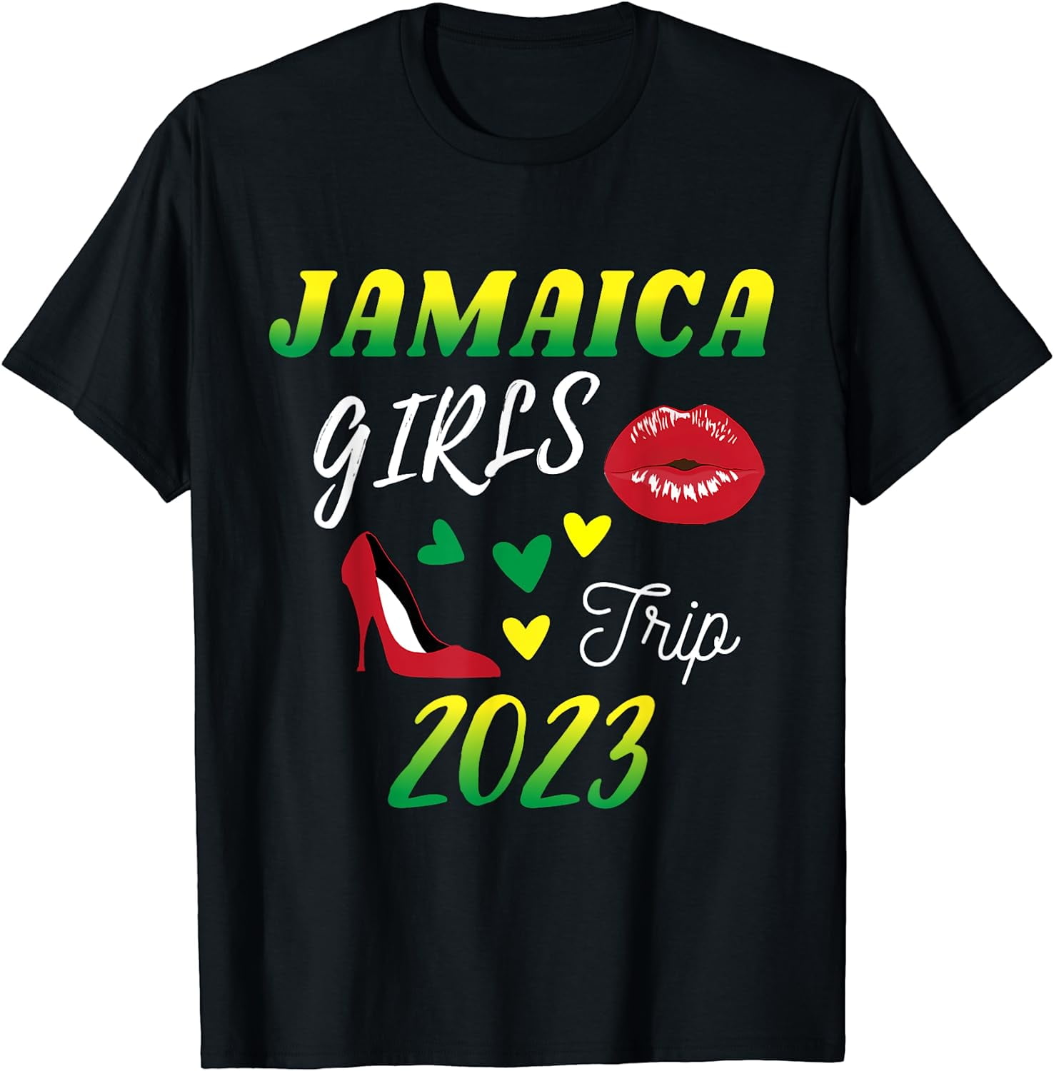 Jamaica Girls Trip 2023 Girls Squad Summer Vacation Souvenir T-Shirt ...