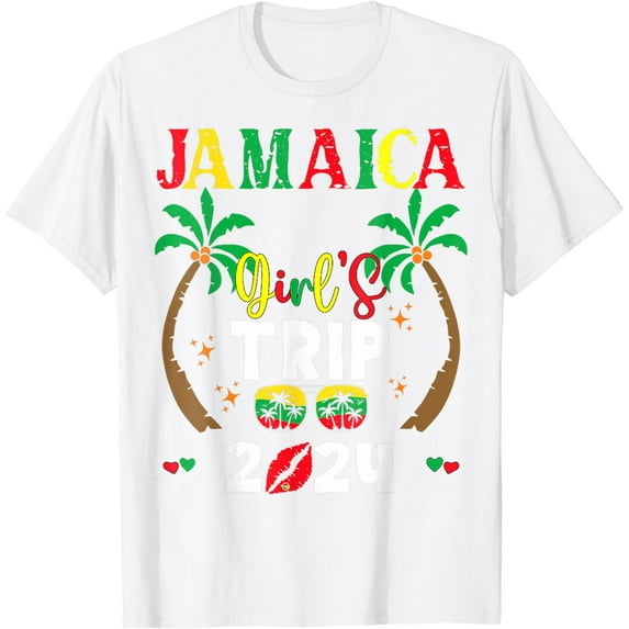 Jamaica Girls Trip 2024 Jamaica Vacation 2024 Girls Travel T-Shirt