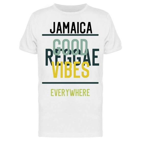 Jamaica Good Vibes Everywhere T-Shirt Men -Image by Shutterstock, Male Medium