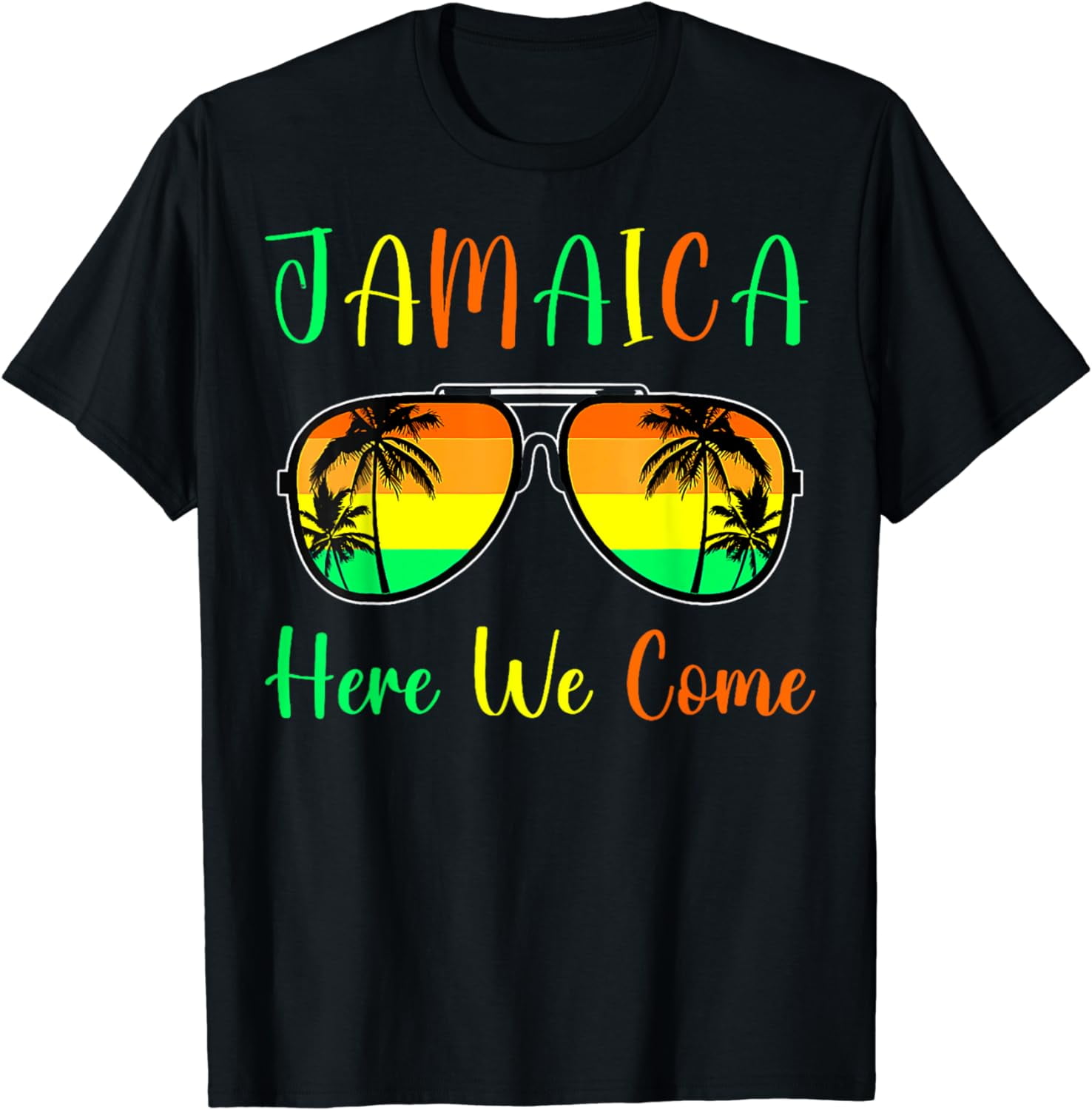 Jamaica Here We Come 2024 Jamaican Travel Vacation T-Shirt - Walmart.com