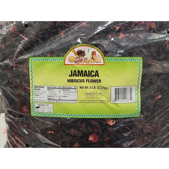 Jamaica Hibiscus Flower 5lb Bag Dried Hibiscus Flower Bulk