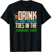 Jamaica Jamaican Flag Caribbean Vacation Reggae T-Shirt