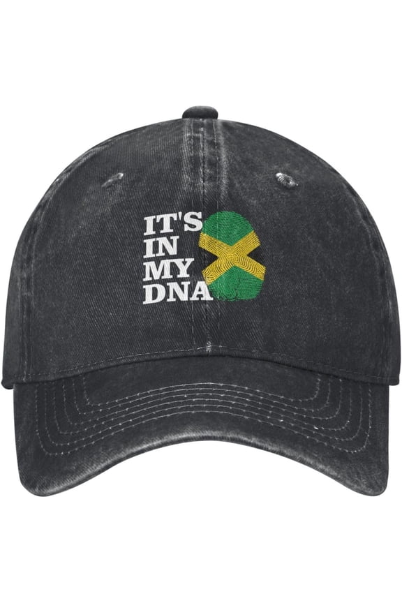 Jamaica Jamaicans DNA Flag Baseball Cap Casquette Trucker Caps Dad Hat Vintage Unisex Cotton Sport Hats