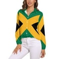 thumbnail image 1 of Jamaica Long Sleeve Blouse Woman Streetwear Casual Shirts Summer Oversize Woman Streetwear Clothing Birthday Present, 1 of 7